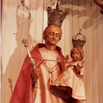 Beeld van Maria in de Hasseltse kapel.