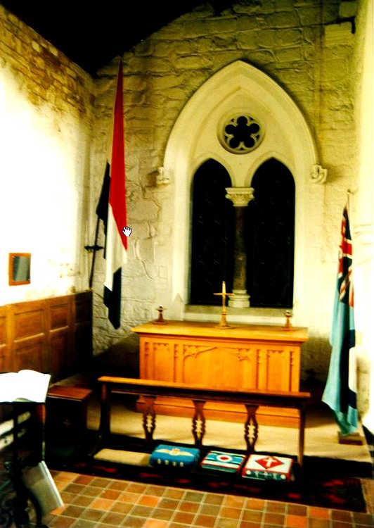 Gedachteniskapel in de St.Michaelskerk te Coningsby, Lincolnshire voor Jacoba Maria Pulskens. 