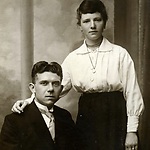Mijn ouders als pas getrouwd stel (in 1923)  -  
