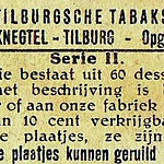 Knegtel's 'Eerste Tilburgsche Tabaksfabriek'  -  