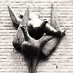 TWEE HAVIKEN. Brons van Frans GAST (Maastricht 1927-1986)