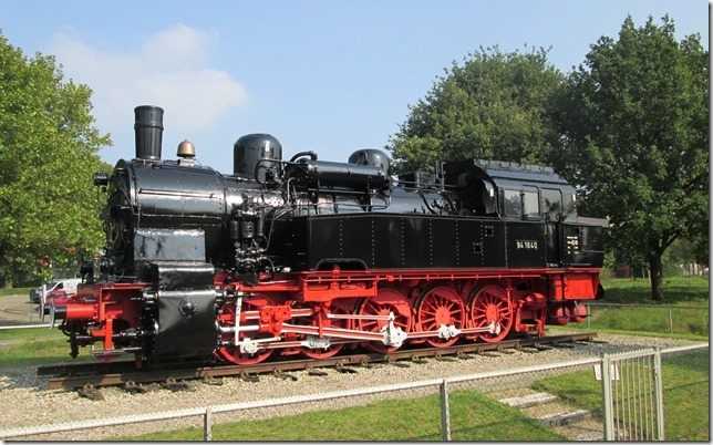Duits Lijntje - een van de gebruikte locomotieven,  