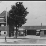 GarageVVO met woning aan Ringbaan Oost 132 (na 1947 onder nummer 146)