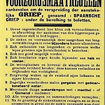 Vlaams pamflet i.v.m. de 'Spaansche griep'