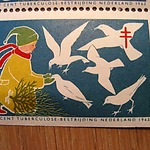 Detail van een tuberculosezegel